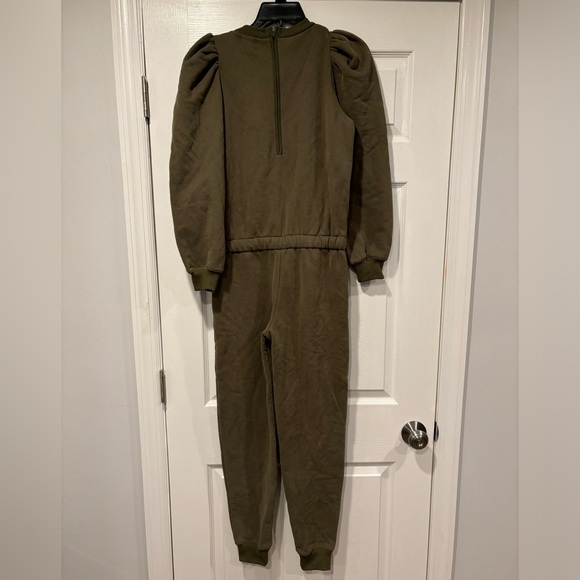 MADELEINE THOMPSON Molly Sweatsuit Puff Sleeve Jumpsuit - Picture 4 of 7